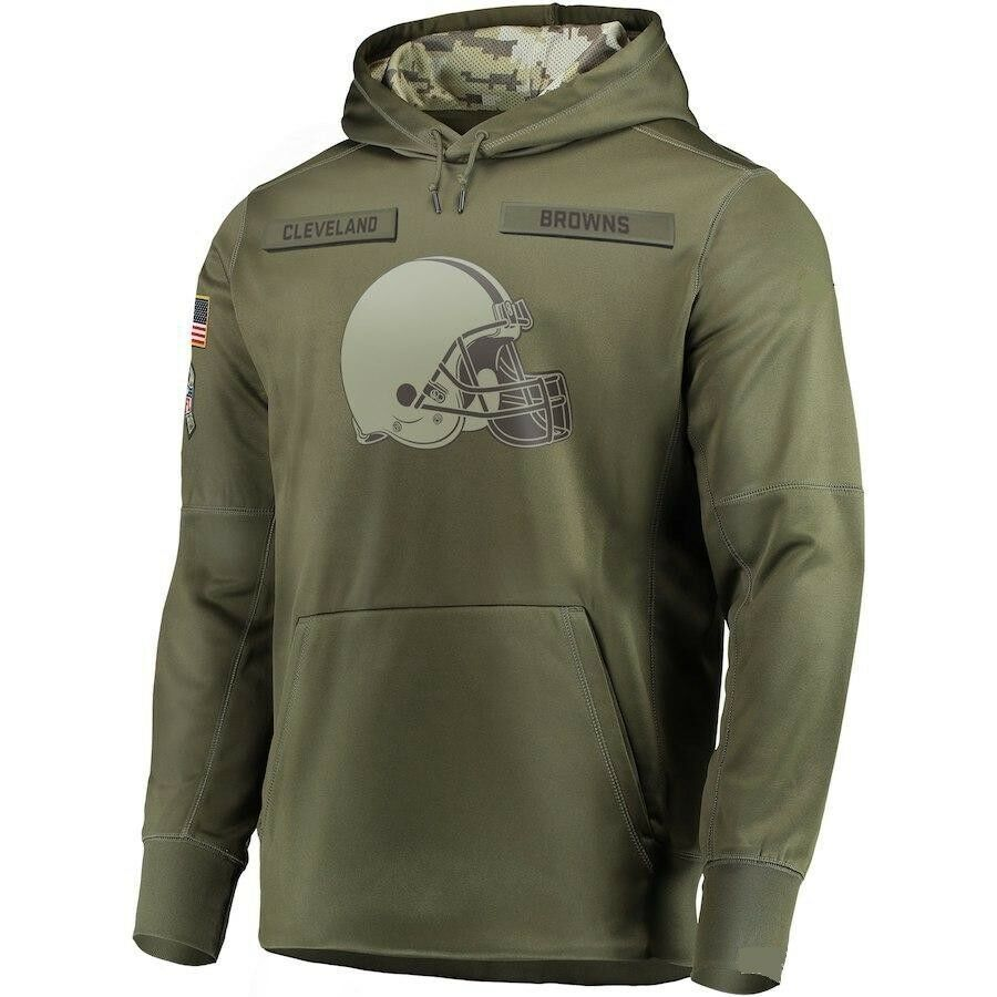 Men Cleveland Browns Green 2024 Nike NFL hoodie->ncaa teams->NCAA Jersey